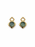#E18 Aquamarine Marais Stud Earrings s925