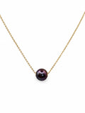 #P1 Edison Pearl Floating Necklace - Gold