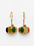#E1 Five Elements Jade Drop Earrings