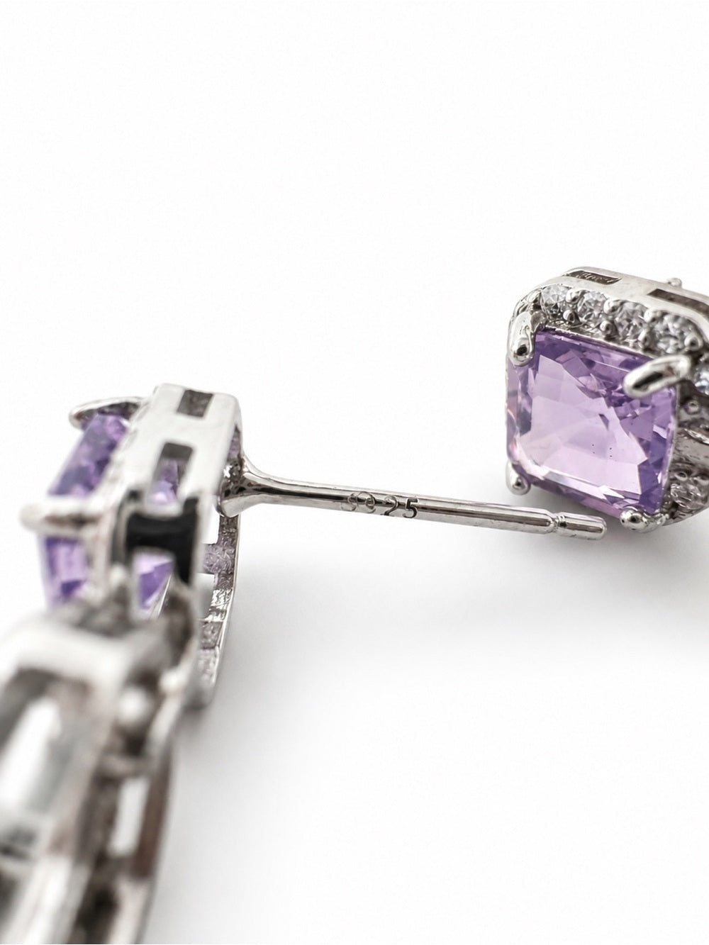 #E41 Amethyst Wisteria Drops s925