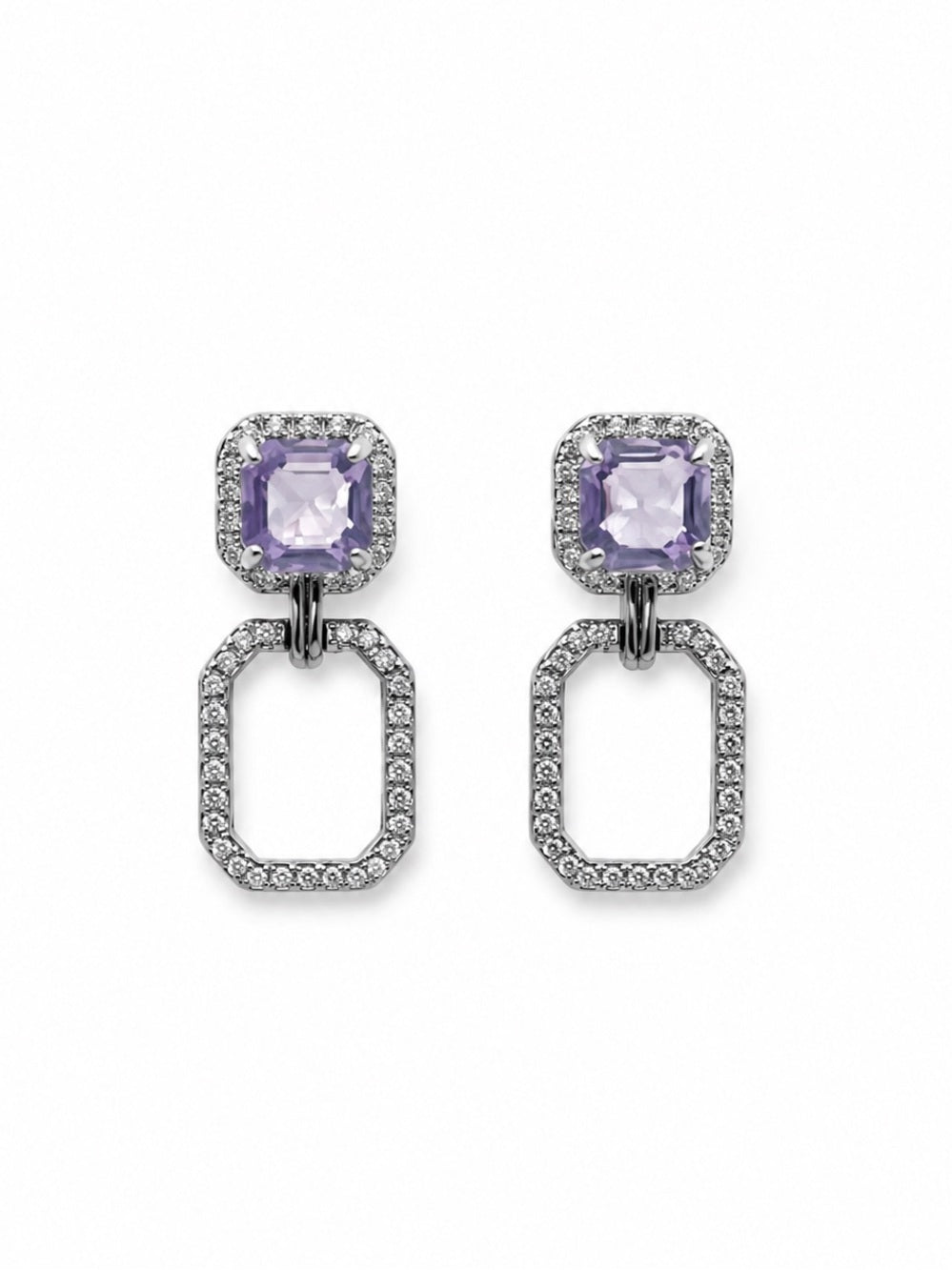 #E41 Amethyst Wisteria Drops s925