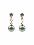 #E52 Nocturne Akoya Pearl Earrings