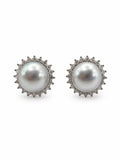 #E53 Akoya Pearl Burst Stud Earrings