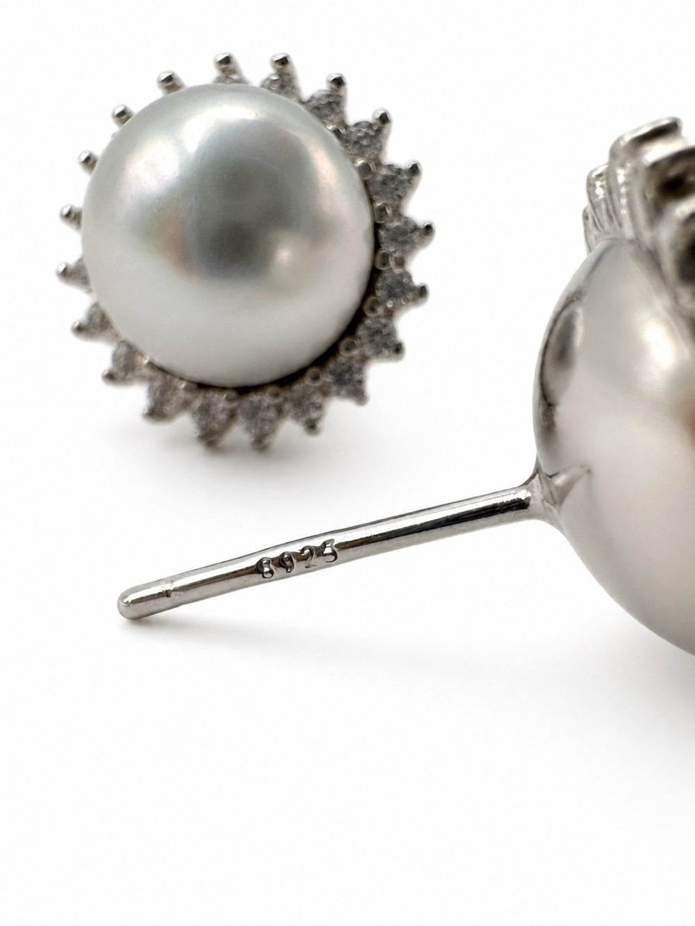 #E53 Akoya Pearl Burst Stud Earrings