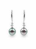 #E47 Akoya Pearl Dangle Earrings