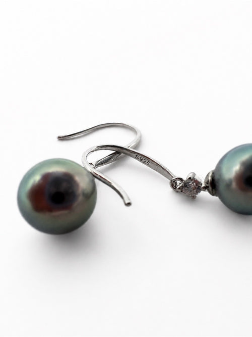 #E47 Akoya Pearl Dangle Earrings