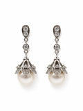 #E66 Lily of the Valley Pearl Drop Earrings