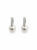 #E58 Pearl Grace Hoops