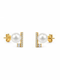 #E70 Pearl Axis Earrings