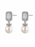 #E59 Monroe Pearl Drop Earrings