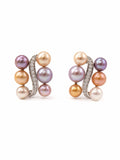 #E84 Pearl Garland Stud Earrings