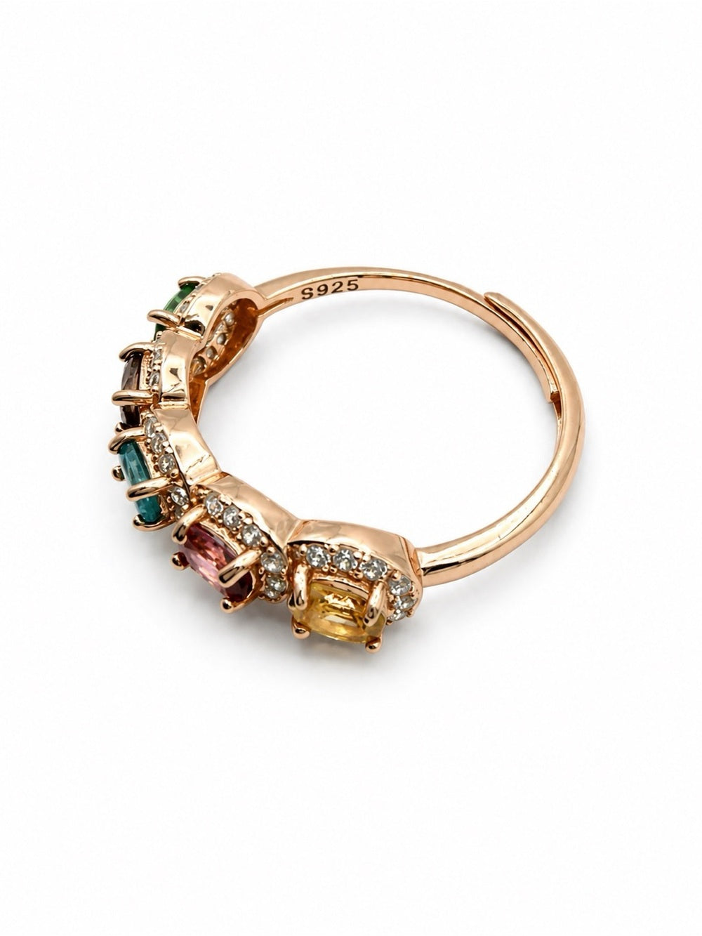 #R7 Tourmaline Empress Halo Ring