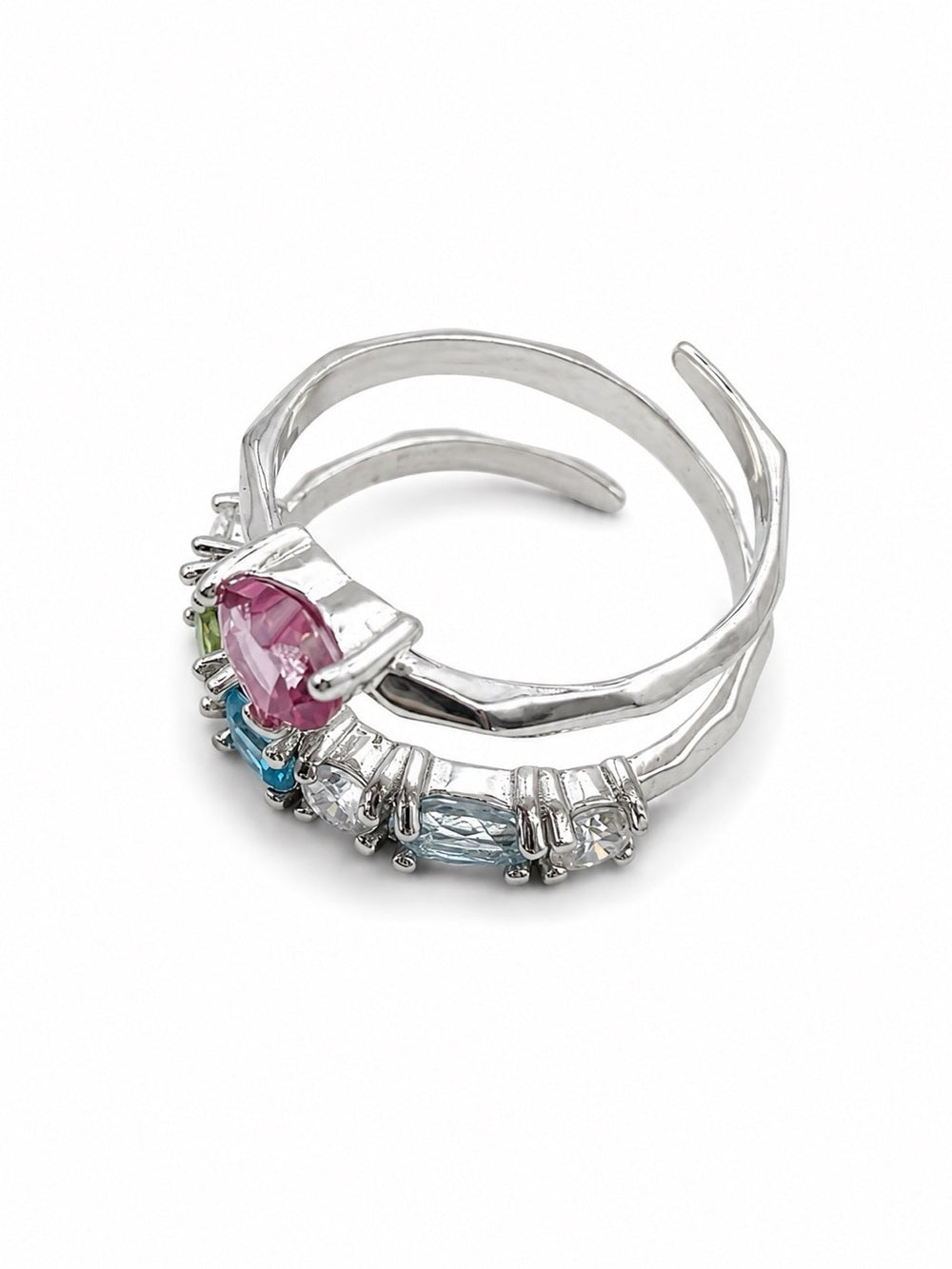 #R18 Spiral Bijou Gemstone Ring
