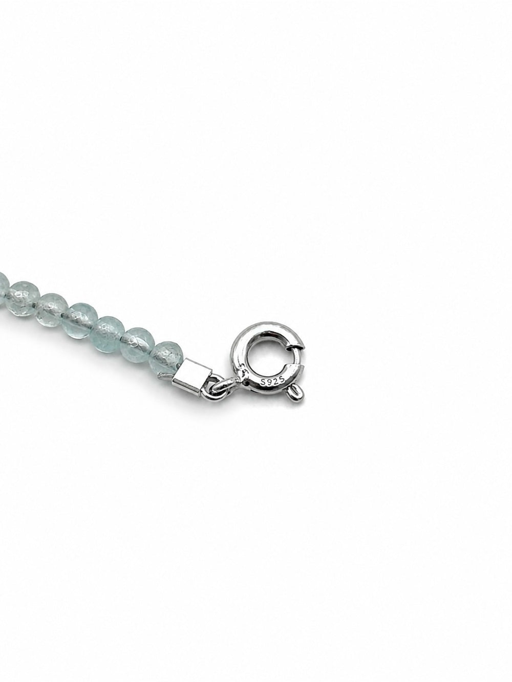 Aquamarine Beaded Gemstone Necklace