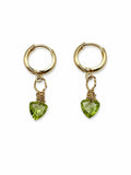 HG10 Peridot Gold Huggies