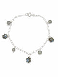 B15 Labradorite Paperclip Star Bracelet