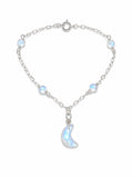 B17 Moonstone Moon Bracelet