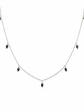 N25 Grandidierite Chandelier Necklace