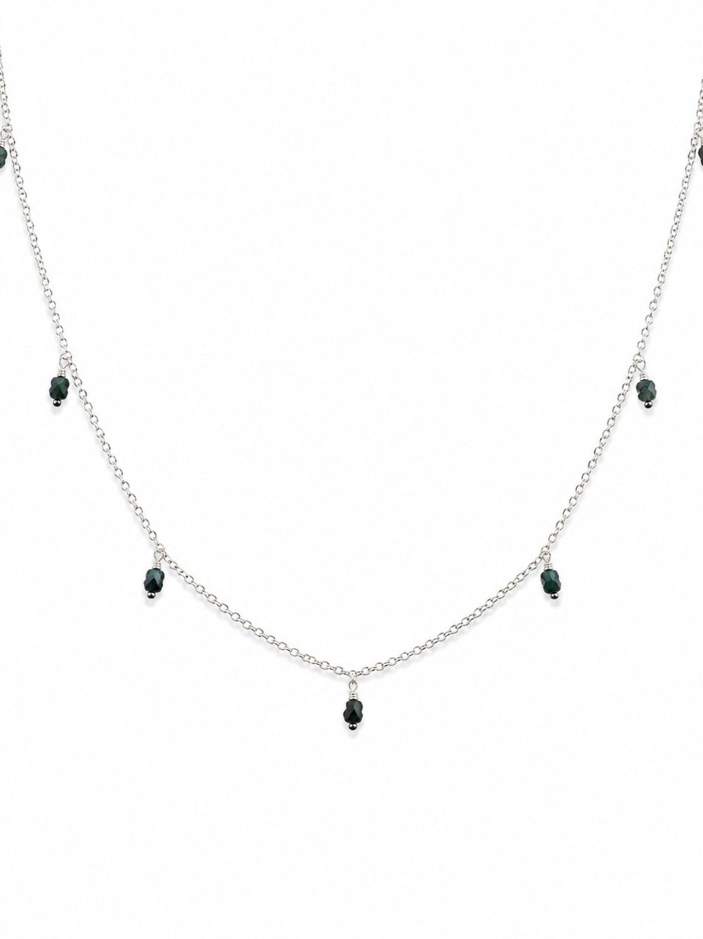 N25 Grandidierite Chandelier Necklace