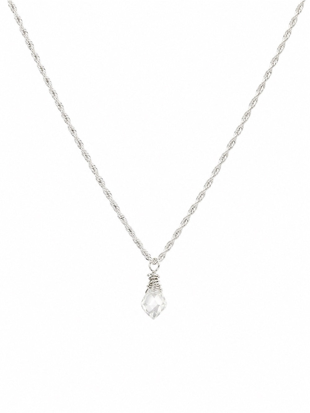 N28 Moonstone Silver Necklace