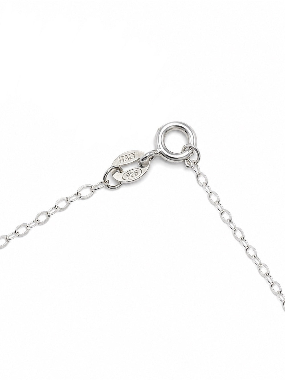 N27 Moonstone Square Silver Necklace
