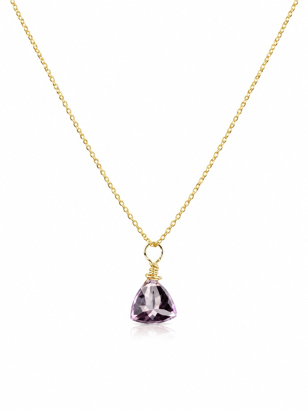 N17 Amethyst Gold Filled Necklace