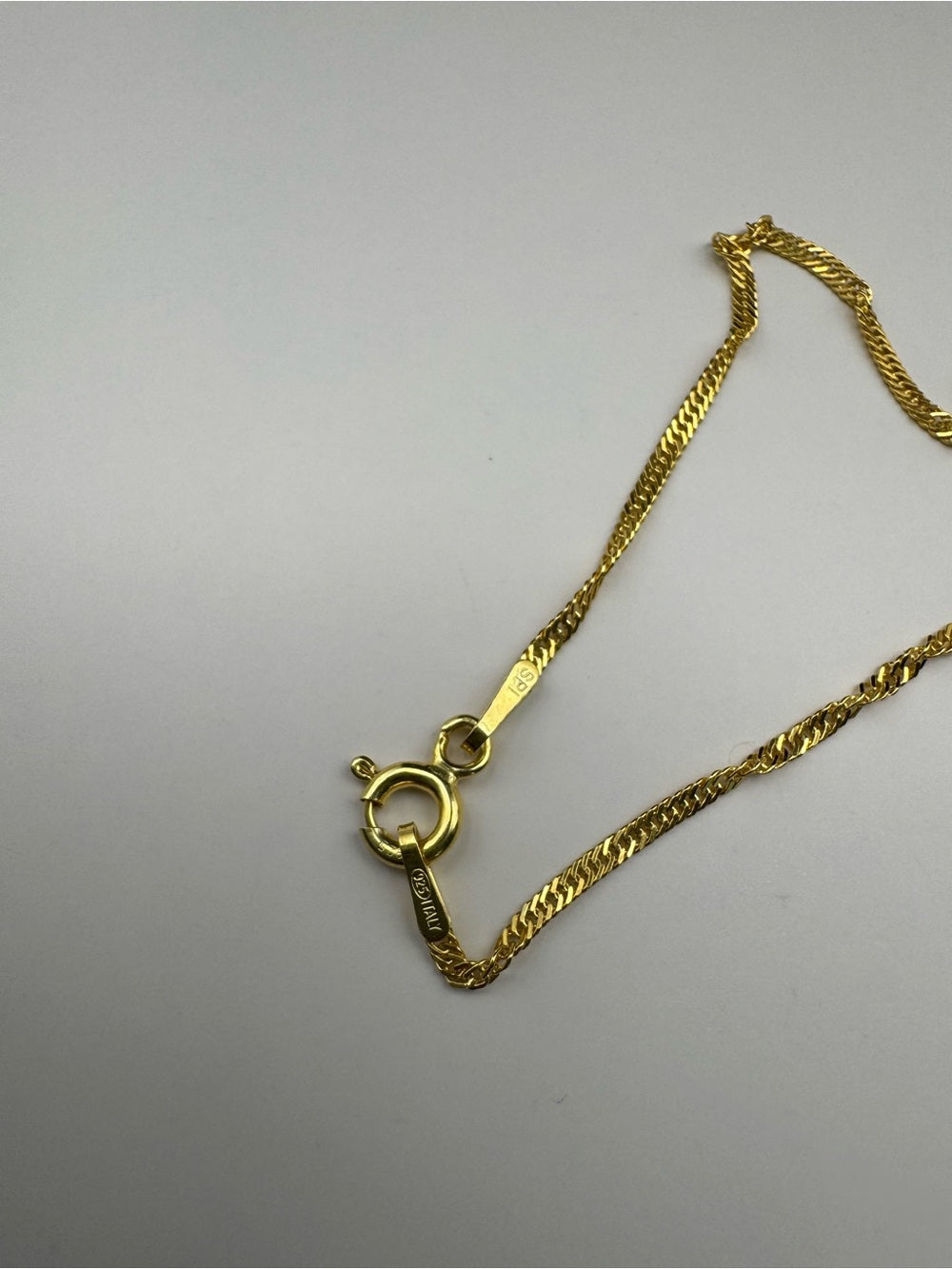 N19 Green Amethyst Gold Necklace