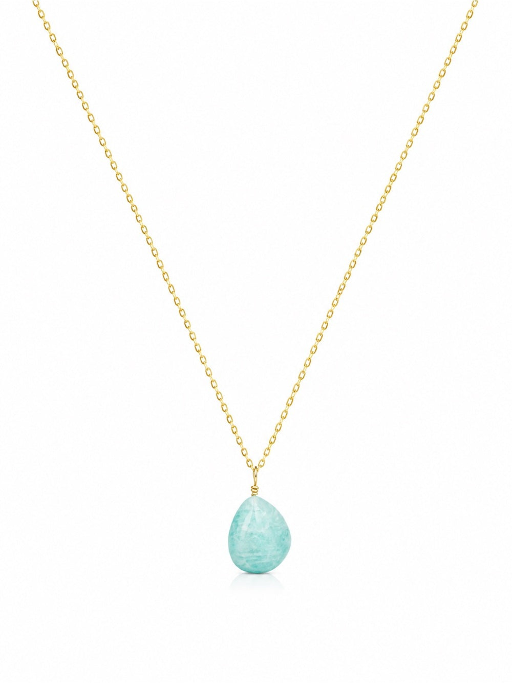 N13 Amazonite Drop Necklace
