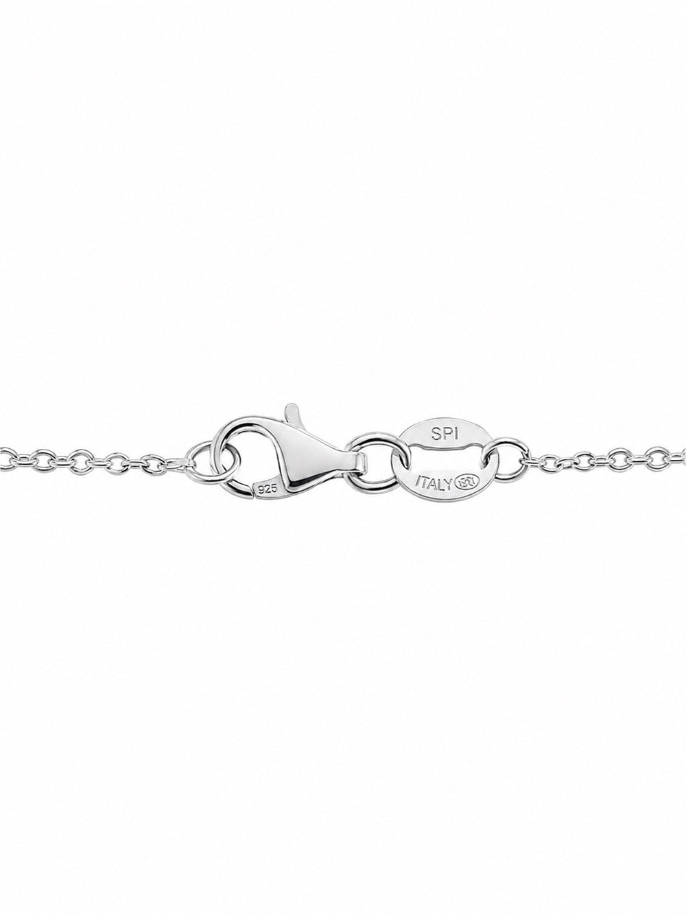 N16 Amethyst Trillion Cut Silver Necklace
