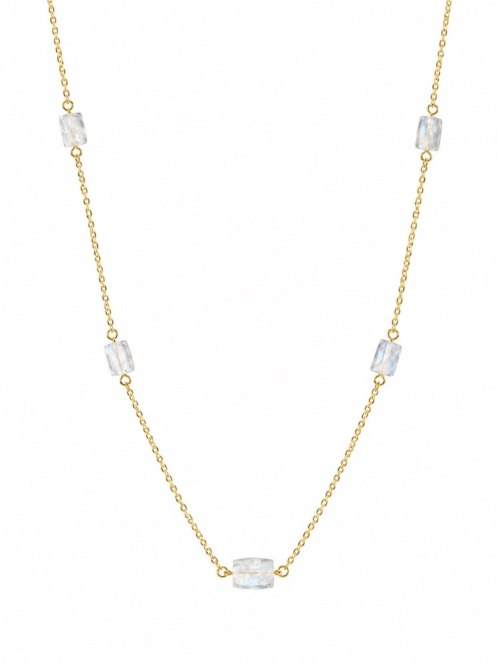 N26 Moonstone Rondelle Necklace