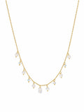 N0006 Moonstone Gold Filled Necklace