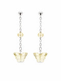 P15 Lemon Quartz Butterfly Earrings (S925)
