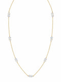 N0310 Moonstone Rondelle Necklace