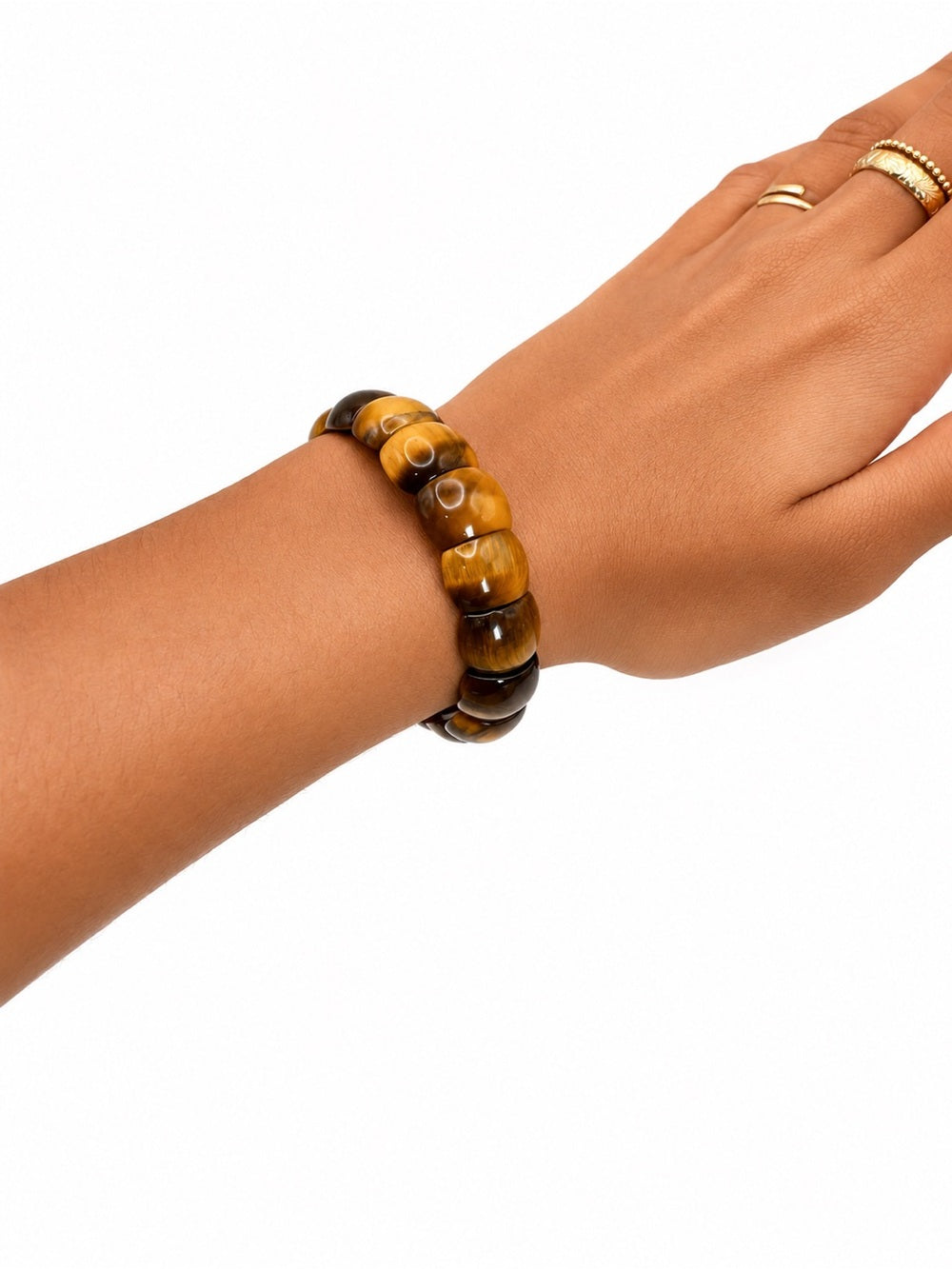 Tigers Eye Chunk Nugget Bracelet