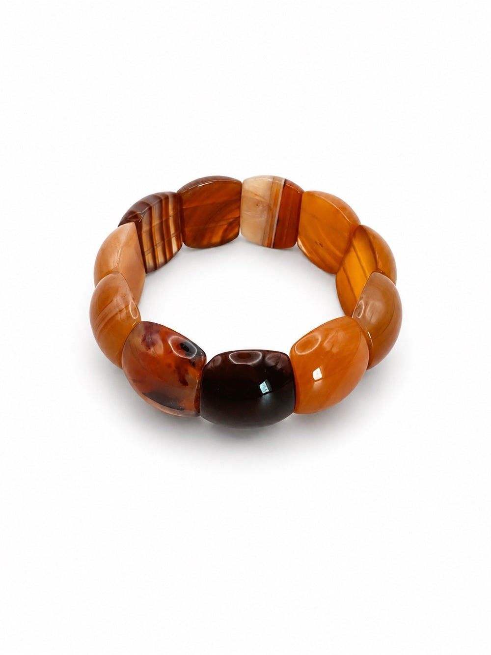 Carnelian Chunk Nugget Bracelet