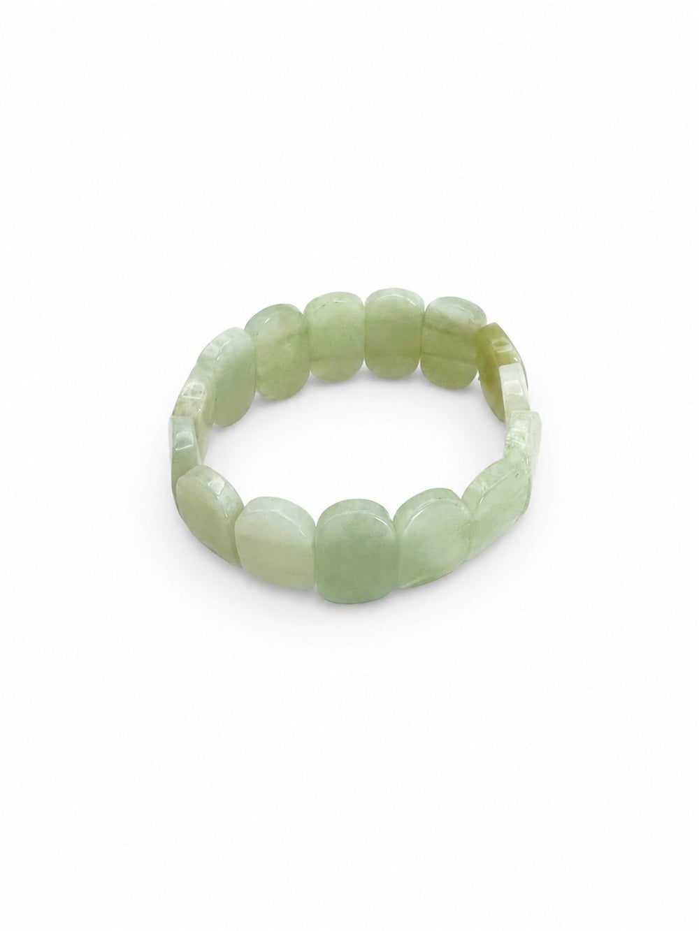 Green Jade Chunk Nugget Bracelet
