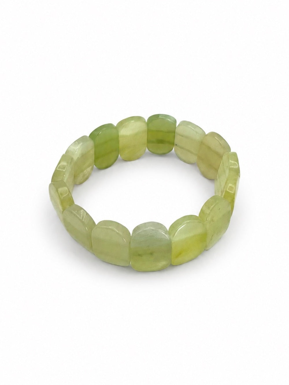 Lemon Jade Chunk Nugget Bracelet