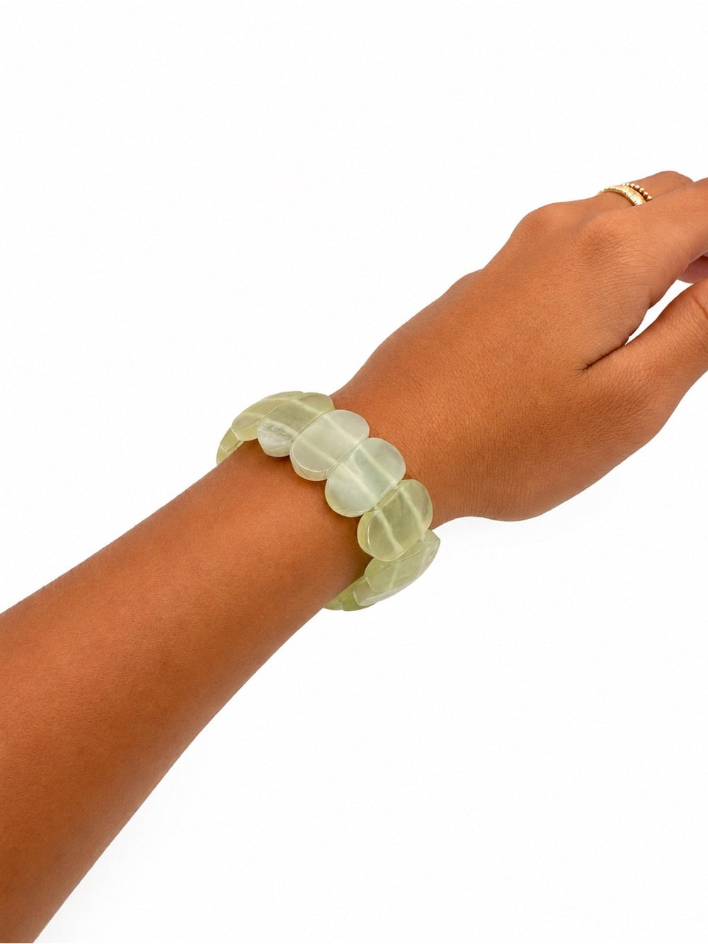 Lemon Jade Chunk Nugget Bracelet