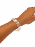 Clear Quartz Chunk Nugget Bracelet