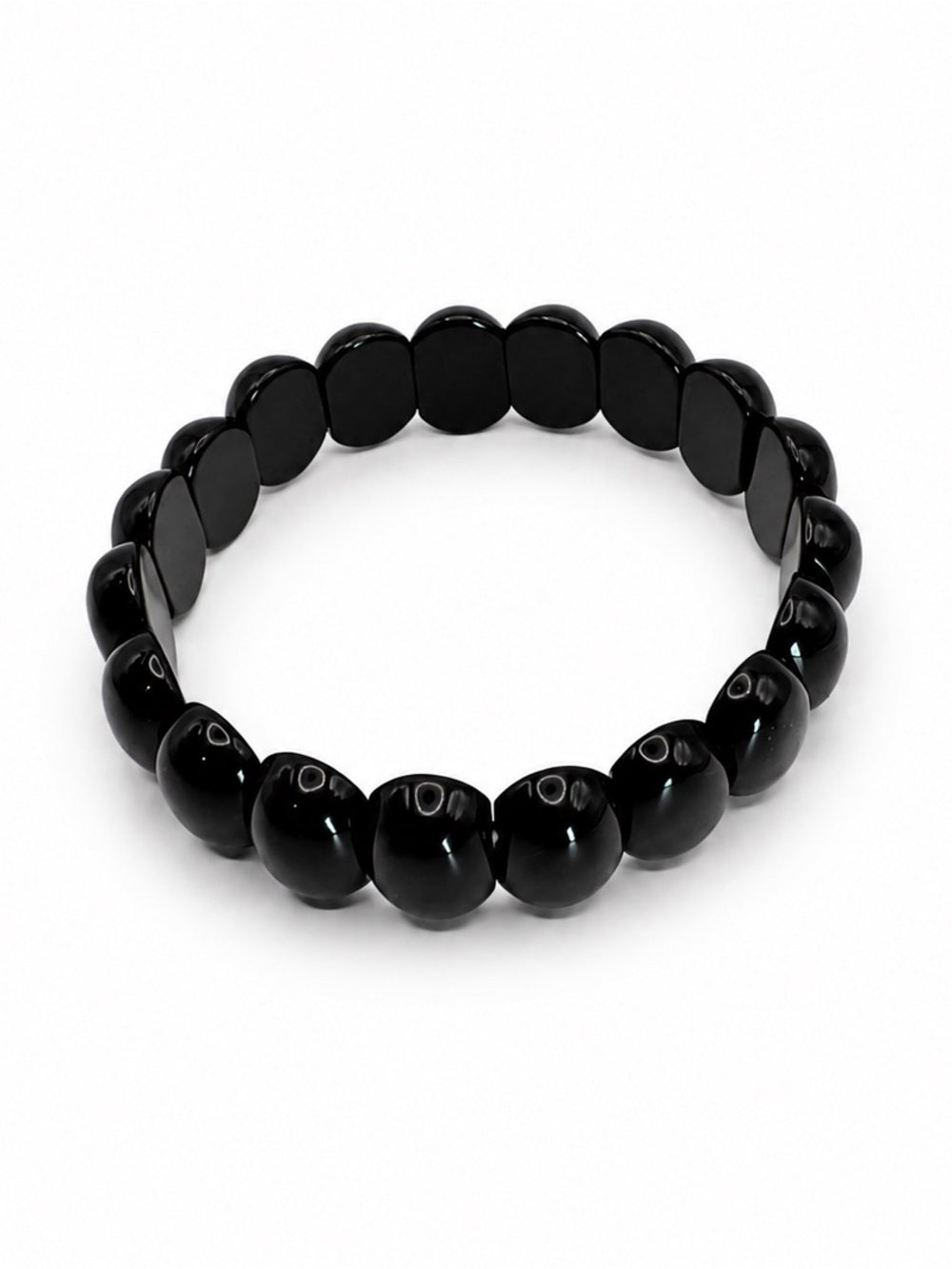 Black Obsidian Chunk Nugget Bracelet