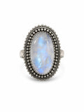 Moonstone Luna Ring