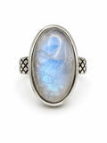 Moonstone Lattice Ring