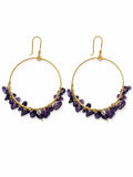 Coastal Violet Chandelier Earrings