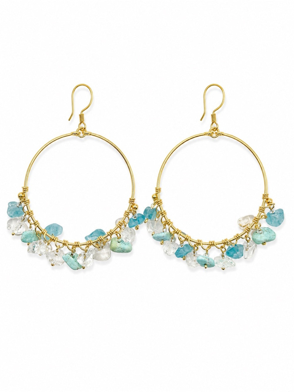 Malibu Mist Chandelier Earrings