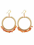 Carnelian Maui Sunset Chandelier Earrings