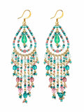 Bermuda Blush Chandelier Earrings