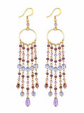 Mauve Tide Chandelier Earrings