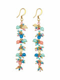Coral Kiss Chandelier Earrings