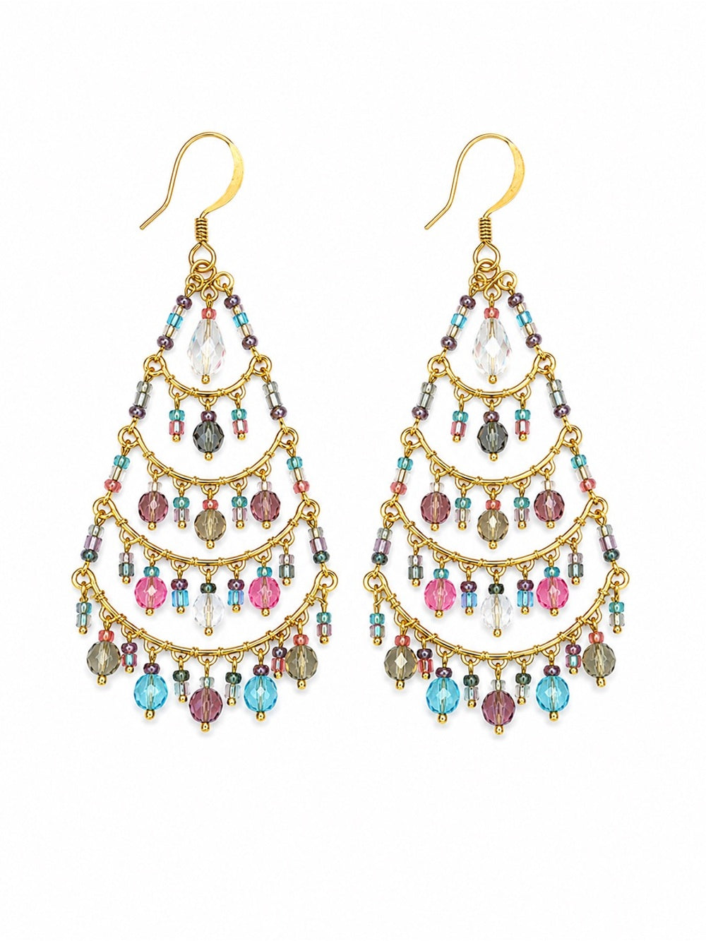 Coastal Twilight Chandelier Earrings