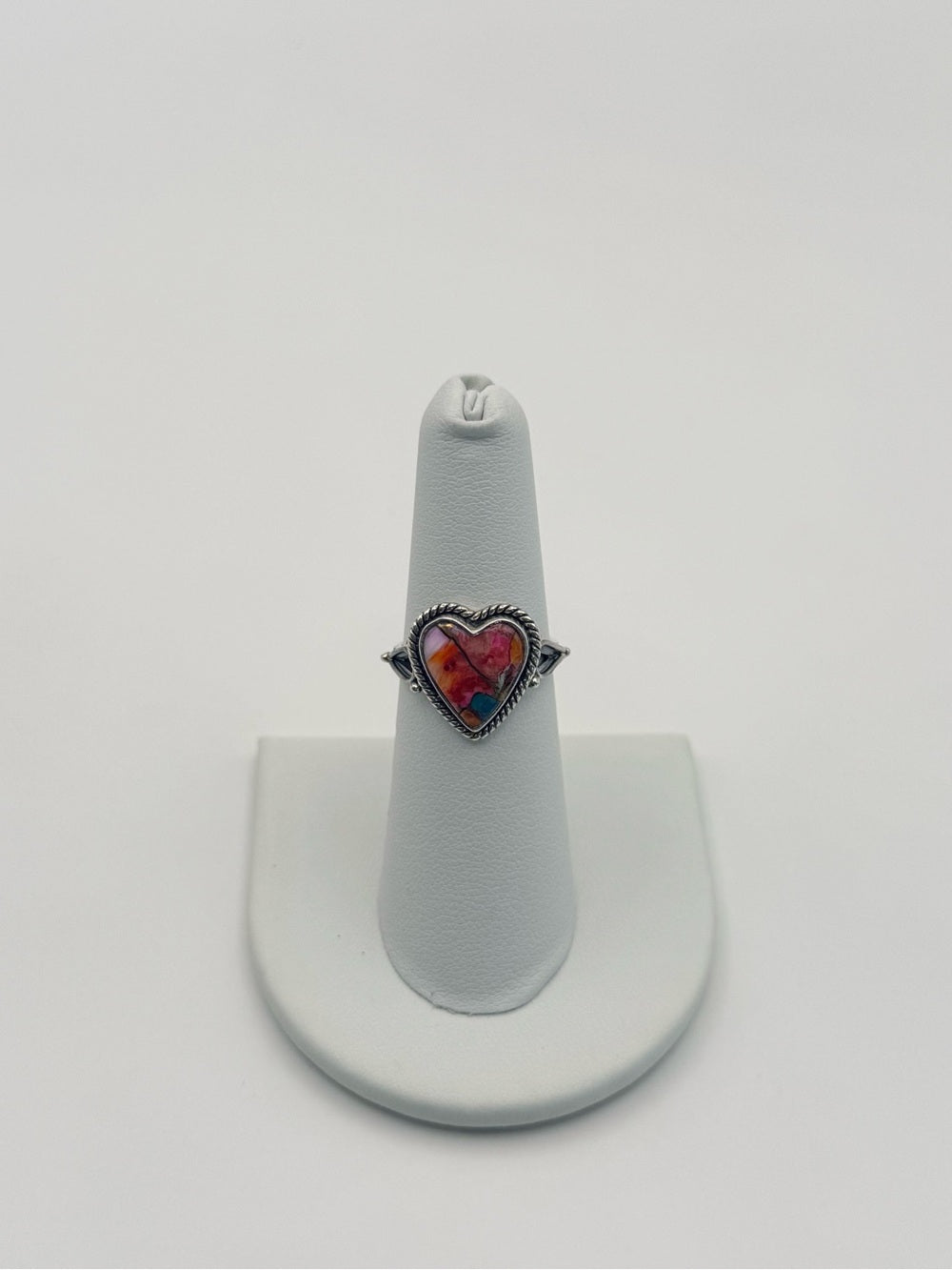Pink Oyster Turquoise Heart (S925)